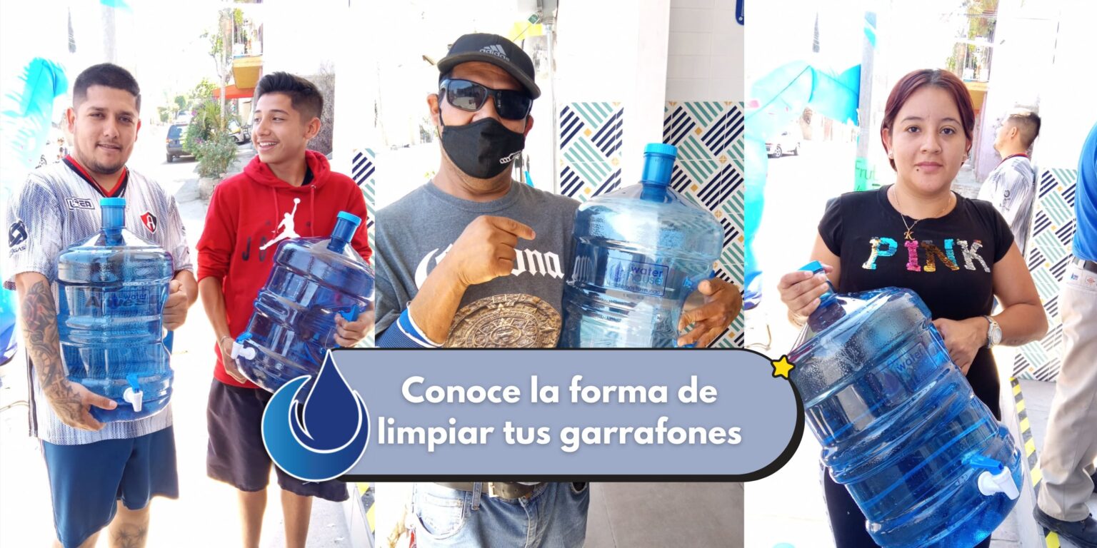 Conoce la forma correcta de mantener limpio tus garrafones - Water